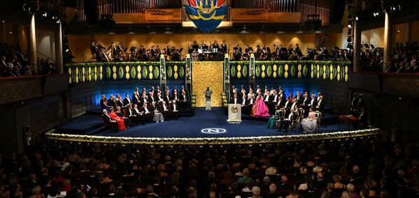 برندگان جایزه نوبل در مراسم اعطای جوایز نوبل – استکهلم، سویدن - اسپوتنیک افغانستان  