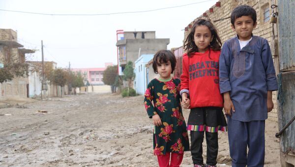 نگاره های از اردوگاه آواره گان در مزار شریف - اسپوتنیک افغانستان  