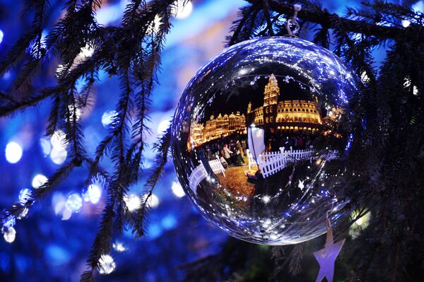 تزیینات جشن کریسمس – بروکسل، بلجیم - اسپوتنیک افغانستان  