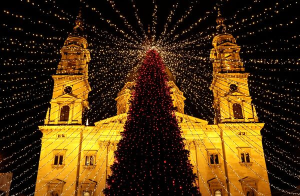 درخت کریسمس در بوداپست - اسپوتنیک افغانستان  