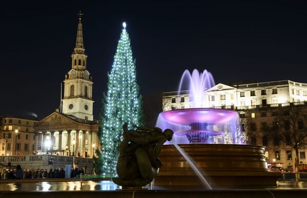 درخت کریسمس در لندن - اسپوتنیک افغانستان  