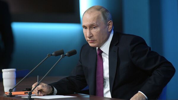 ولادیمیر پوتین رئیس جمهوری روسیه - اسپوتنیک افغانستان  