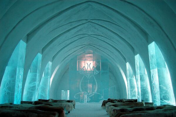 هوتل یخی «Icehotel» - یوکاسیاروی، سویدن - اسپوتنیک افغانستان  