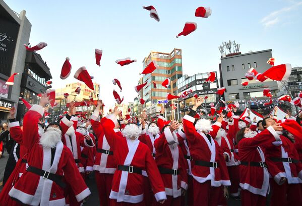 جشن کریسمس در سئول. - اسپوتنیک افغانستان  