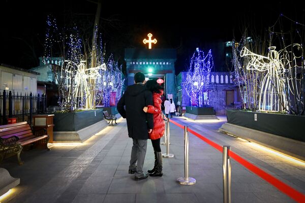 جشن کریسمس در پکن. - اسپوتنیک افغانستان  