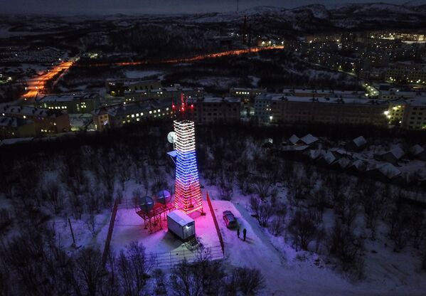 برج «اورا» - مورمانسک، روسیه - اسپوتنیک افغانستان  