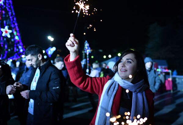 جشن سال نو در یالتا کریمه - اسپوتنیک افغانستان  