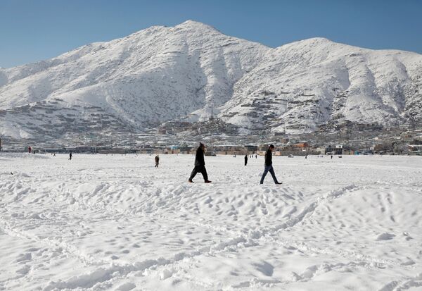 کابل پس از بارش نخستین برف - اسپوتنیک افغانستان  