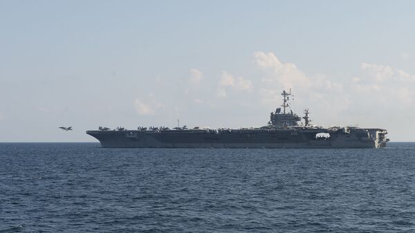 ورود بزرگترین کشتی جنگی امریکا به دریای مدیترانه  - اسپوتنیک افغانستان  