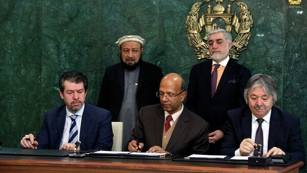 امضای تفاهم‌نامه 26 پروژه 10 میلیون دالری با هند - اسپوتنیک افغانستان  