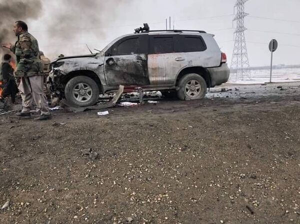 حمله به کاروان موترهای والی لوگر - اسپوتنیک افغانستان  