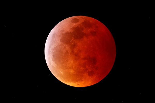 ماه کامل در کالیفرنیا. - اسپوتنیک افغانستان  
