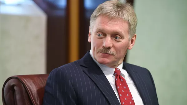 Пресс-секретарь президента РФ Дмитрий Песков на пресс-конференции - اسپوتنیک افغانستان  
