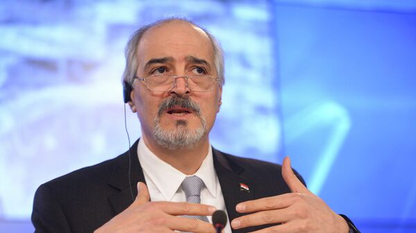 Глава делегации правительства на московской межсирийской встрече по урегулированию кризиса Башар Аль-Джаафари    - اسپوتنیک افغانستان  