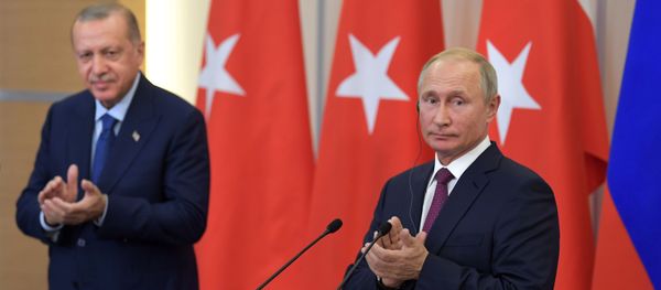 تاکید پوتین و اردوغان بر عملیساختن توافقات درمورد سوریه تاکید پوتین و اردوغان بر عملیساختن توافقات درمورد سوریه - اسپوتنیک افغانستان