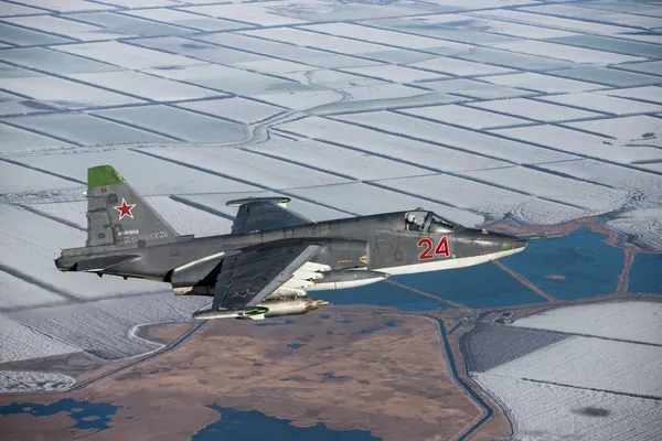 جت Su-25SM3 قوای هوایی روسیه هنگام تمرینات تاکتیکی – کراسنودار، روسیه جت Su-25SM3 قوای هوایی روسیه هنگام تمرینات تاکتیکی – کراسنودار، روسیه - اسپوتنیک افغانستان