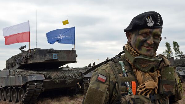 Командир польского танка на военных учениях НАТО - اسپوتنیک افغانستان  