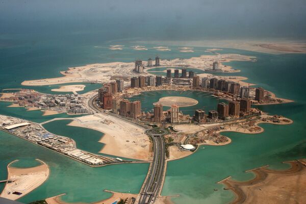 جزیره مصنوی Pearl-Qatar در دوحه، قطر - اسپوتنیک افغانستان  
