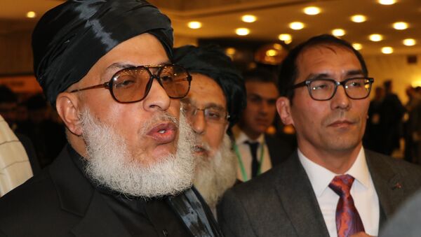 شیر محمد عباس استانکزی، نماینده طالبان در نشست بین‌الافغانی در مسکو - اسپوتنیک افغانستان  