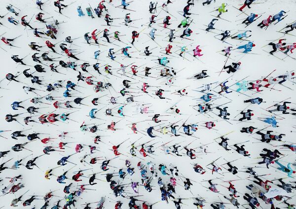 مسابقه «اسکی روسیه – ۲۰۱۹» - شهر مسکو - اسپوتنیک افغانستان  