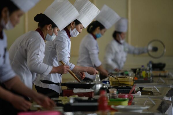 اشتراک کنندگان مسابقه ملی آشپزی – کوریای شمالی - اسپوتنیک افغانستان  