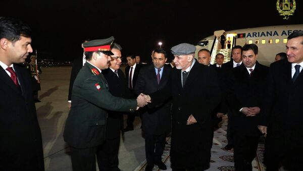 رئیس‌جمهور غنی راهی ترکمنستان شد - اسپوتنیک افغانستان  