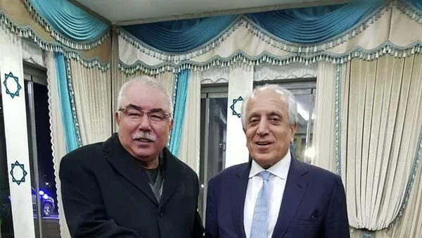 خلیلزاد به دوستم: رتبه مارشالی در برابر پذیرفتن نتیجه انتخابات 