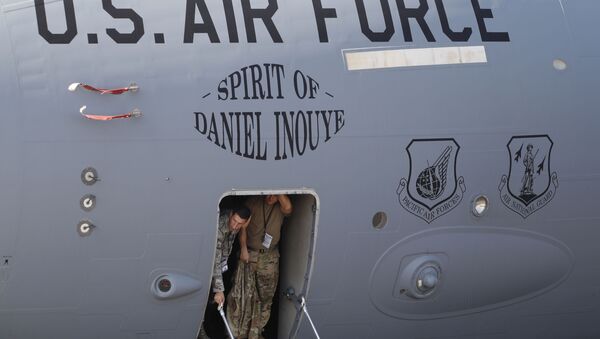 فرود اضطراری هواپیمای ترابری امریکا در کندهار - اسپوتنیک افغانستان  