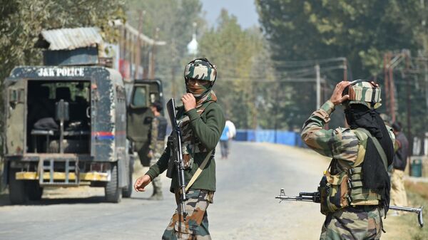 Индийские военные в округе Бандипора штата Джамму и Кашмир - اسپوتنیک افغانستان  