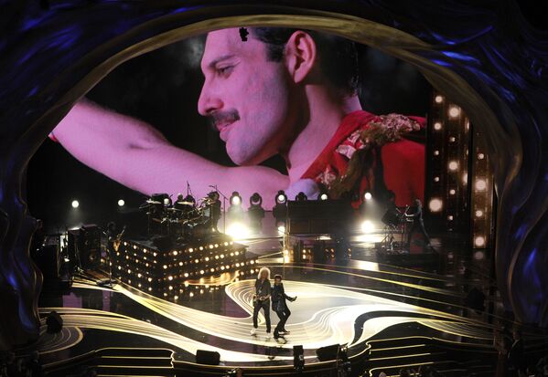 مراسم اعطای جوایز اسکار2019-هنرنمایی گروه کوئین و خواننده آدام لامبرت. - اسپوتنیک افغانستان  
