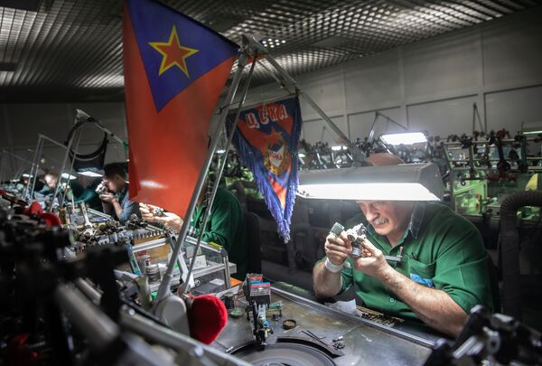 کارمندان شرکت استخراج معدن الماس «آلروسا» - مسکو - اسپوتنیک افغانستان  