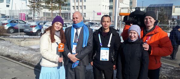 تنها ورزشکار افغانستان در ورزشهای زمستانی دانشجویان جهان + ویدیو - اسپوتنیک افغانستان  