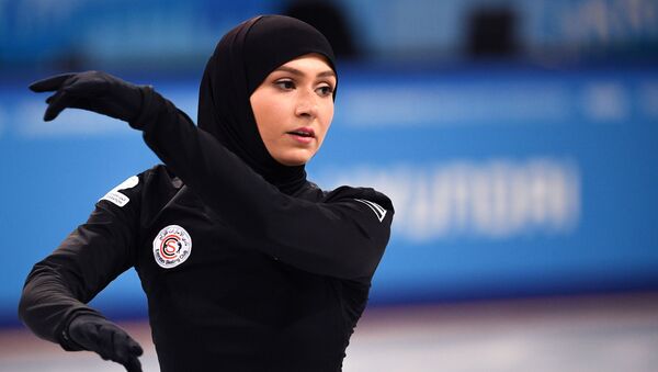 زهرا لاری رقاص روی یخ عرب - اسپوتنیک افغانستان  