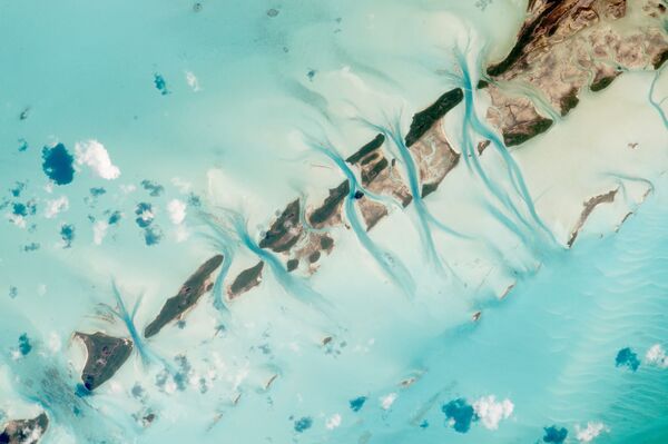 عکس فضایی جزیره کوچکی در باهاما - اسپوتنیک افغانستان  