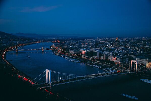 دریای «دانوب» - شهر بوداپست، هنگری - اسپوتنیک افغانستان  