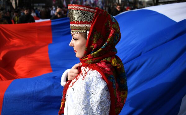 تجلیل از ۵ مین سالگرد الحاق شبه جزیره کریمیا به روسیه - اسپوتنیک افغانستان  