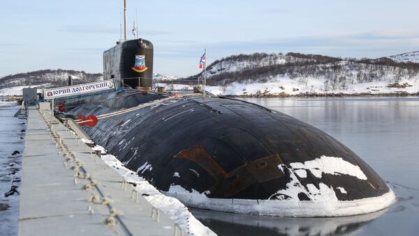زیردریایی اتمی یوری دولگوروکی «کی-535» در گادژییفو محل ناوگان شمالی روسیه - اسپوتنیک افغانستان  