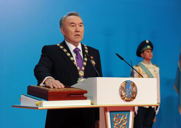 مراسم تحلیف نورسلطان نظربایف، رئیس جمهور قزاقستان - اسپوتنیک افغانستان  