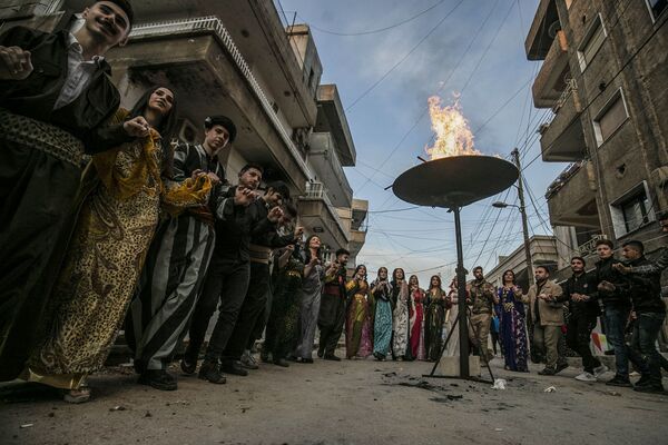 مراسم جشن نوروز کردها در سوریه - اسپوتنیک افغانستان  