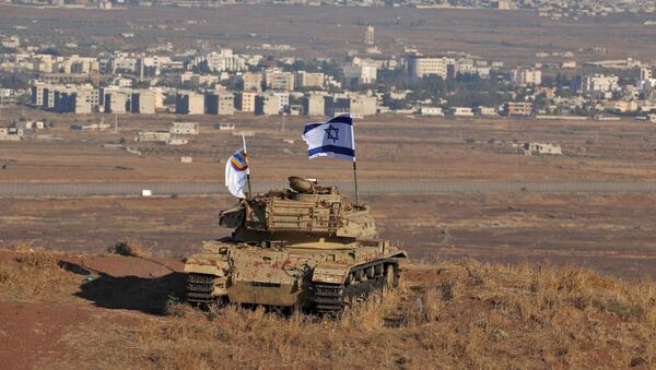 Израильский флآتش‌بس میان حماس و اسرائیلаг в районе Голанских высот на территории, контролируемой Израилем - اسپوتنیک افغانستان  