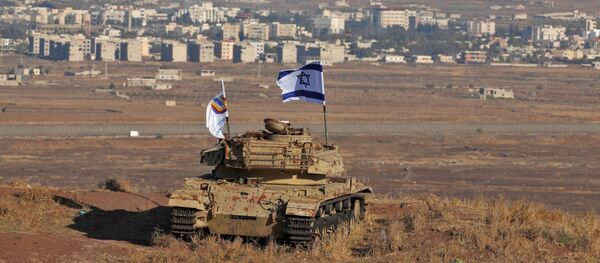 Израильский флآتش‌بس میان حماس و اسرائیلаг в районе Голанских высот на территории, контролируемой Израилем - اسپوتنیک افغانستان  