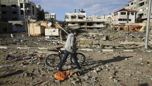 حمله اسرائیل به پایگاه حماس در نوار غزه  - اسپوتنیک افغانستان  