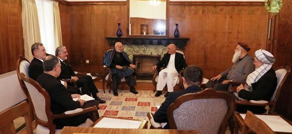 دیدار رئیس جمهور غنی با رهبران سیاسی و جهادی - اسپوتنیک افغانستان  