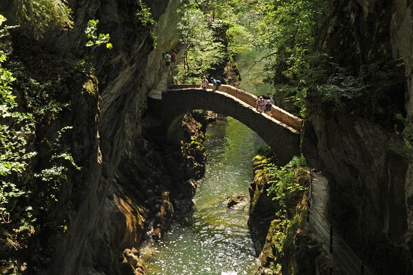 پل جادویی در یکی از پارک های سوئیس - اسپوتنیک افغانستان  