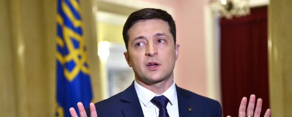 ولادیمیر زلینسکی رئیس جمهور اوکراین - اسپوتنیک افغانستان  