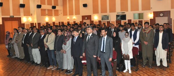 تجلیل از روز کیهان نورد در خانه علم و فرهنگ روسیه در کابل - اسپوتنیک افغانستان  