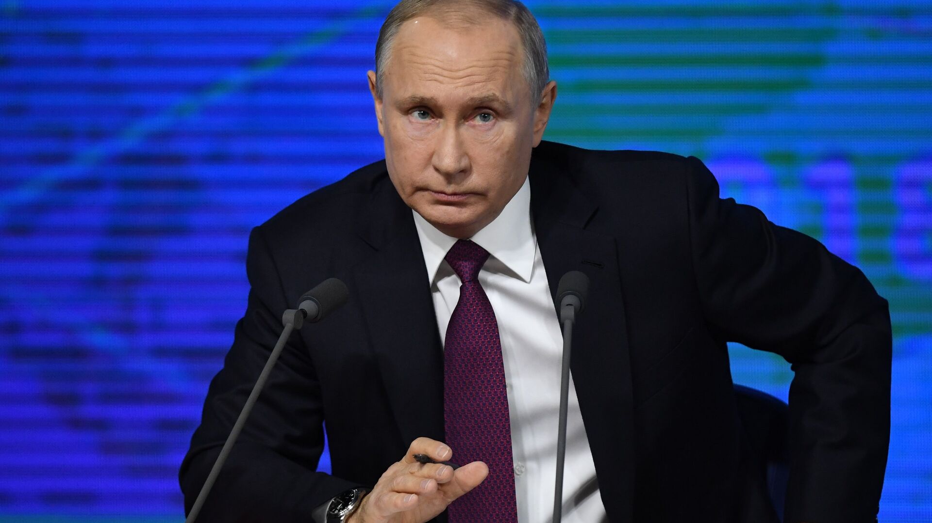  Russian President Vladimir Putin speaks during annual news conference in Moscow, Russia December 20, 2018 - اسپوتنیک افغانستان  , 1920, 27.04.2022