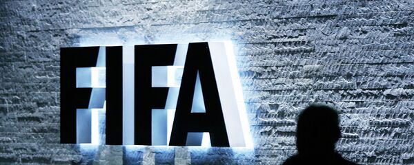 The FIFA logo at the headquarters Zurich, Switzerland The FIFA logo at the headquarters Zurich, Switzerland - اسپوتنیک افغانستان