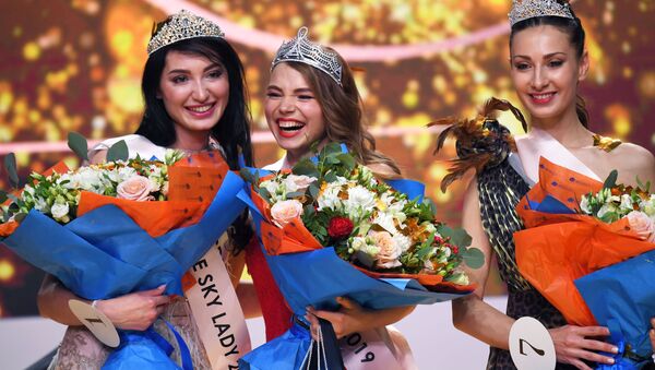 برندگان مسابقه زیبایی «Sky Lady 2019» - مسکو، روسیه - اسپوتنیک افغانستان  