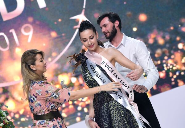 شرکت کنندگان مسابقه زیبایی «Sky Lady 2019» - مسکو، روسیه - اسپوتنیک افغانستان  